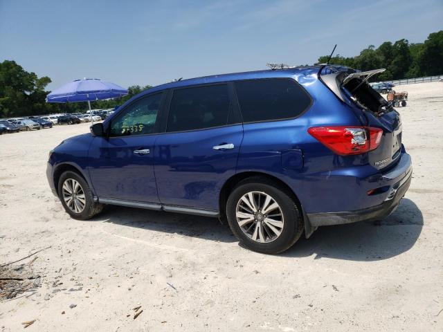 5N1DR2MM0HC676390 - 2017 NISSAN PATHFINDER S BLUE photo 2