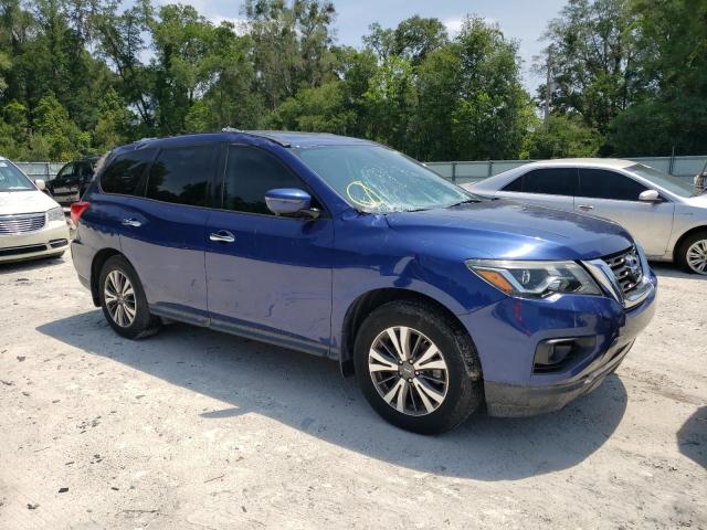 5N1DR2MM0HC676390 - 2017 NISSAN PATHFINDER S BLUE photo 4