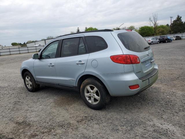 5NMSG13D68H154099 - 2008 HYUNDAI SANTA FE GLS BLUE photo 2