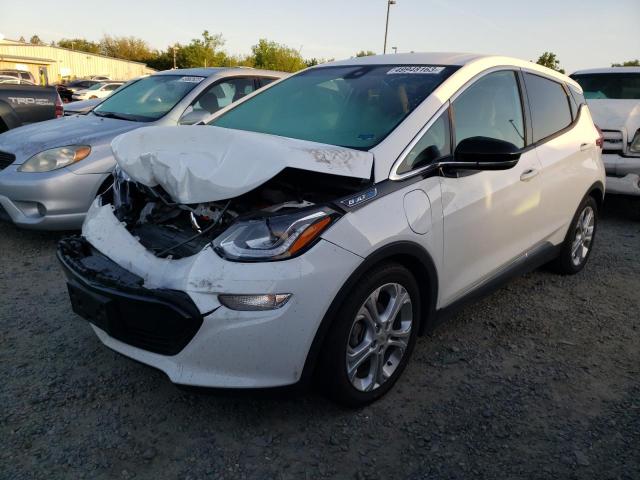 1G1FW6S07J4139442 - 2018 CHEVROLET BOLT EV LT WHITE photo 1