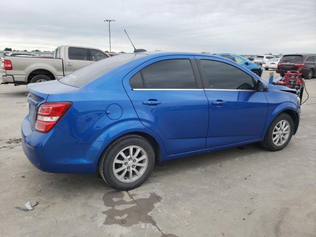 1G1JD5SH5J4105421 - 2018 CHEVROLET SONIC LT BLUE photo 3