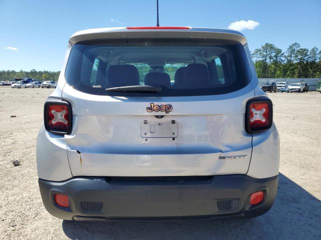 ZACCJAAT0FPB73386 - 2015 JEEP RENEGADE SPORT SILVER photo 6