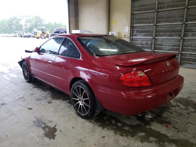 19UYA42602A002712 - 2002 ACURA 3.2CL TYPE-S RED photo 2