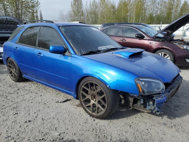 JF1GG29654G811339 - 2004 SUBARU IMPREZA WRX BLUE photo 4