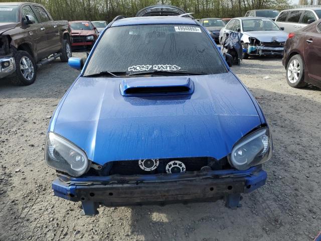 JF1GG29654G811339 - 2004 SUBARU IMPREZA WRX BLUE photo 5