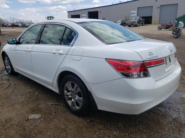 1HGCP2F43BA120503 - 2011 HONDA ACCORD LXP WHITE photo 2