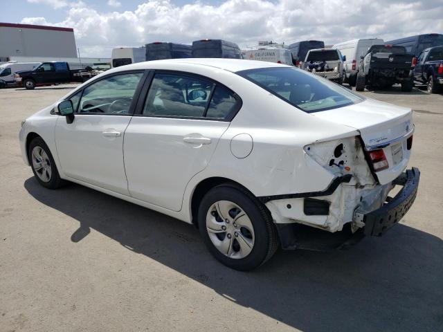 2HGFB2F51FH528946 - 2015 HONDA CIVIC LX WHITE photo 2