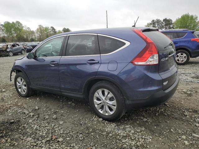 2HKRM3H54EH556139 - 2014 HONDA CR-V EX BLUE photo 2