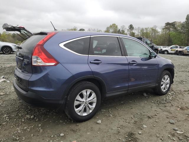 2HKRM3H54EH556139 - 2014 HONDA CR-V EX BLUE photo 3