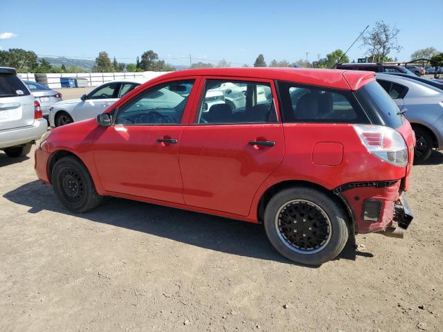 2T1KR32E38C691745 - 2008 TOYOTA COROLLA MA XR RED photo 2