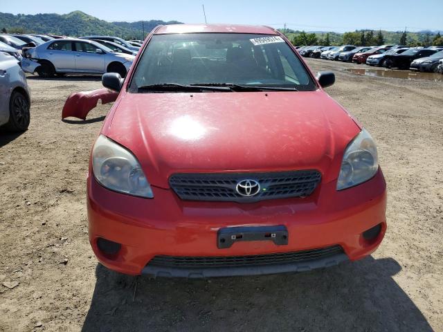 2T1KR32E38C691745 - 2008 TOYOTA COROLLA MA XR RED photo 5
