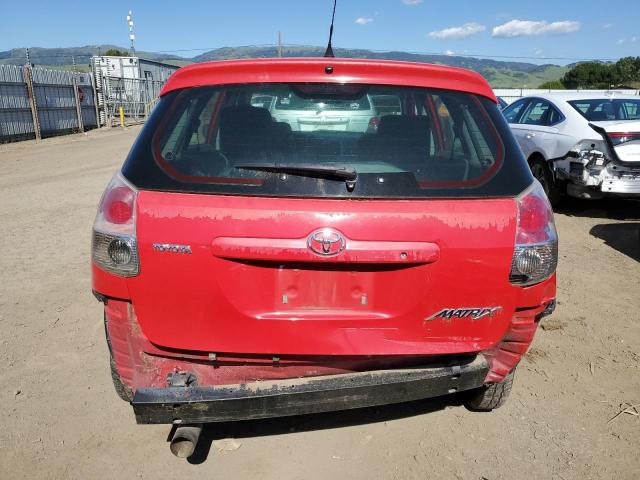 2T1KR32E38C691745 - 2008 TOYOTA COROLLA MA XR RED photo 6