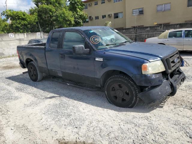 1FTRX12W44NC17019 - 2004 FORD F150 BLUE photo 4