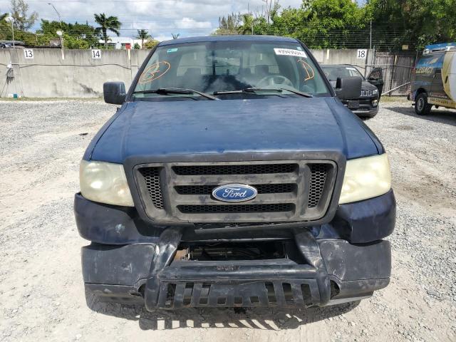 1FTRX12W44NC17019 - 2004 FORD F150 BLUE photo 5