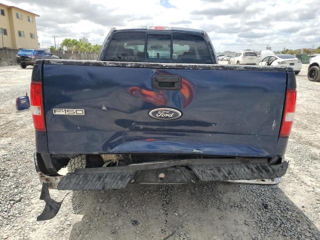 1FTRX12W44NC17019 - 2004 FORD F150 BLUE photo 6