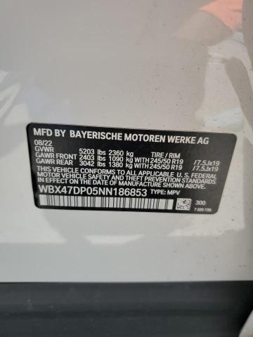 WBX47DP05NN186853 - 2022 BMW X3 SDRIVE30I WHITE photo 13