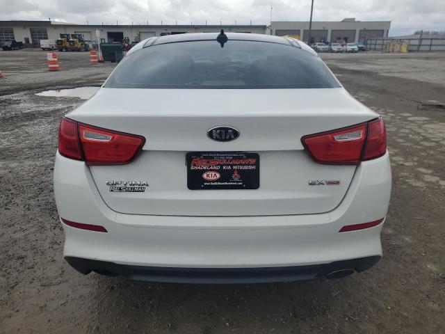 5XXGN4A77FG434331 - 2015 KIA OPTIMA EX WHITE photo 6