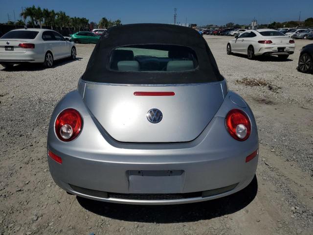 3VWRF31Y66M301063 - 2006 VOLKSWAGEN NEW BEETLE CONVERTIBLE OPTION PACKAGE 1 SILVER photo 6
