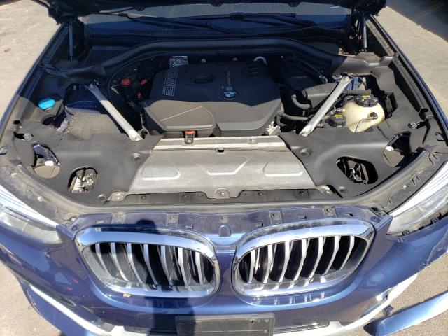 5UXUJ3C50KLG53695 - 2019 BMW X4 XDRIVE30I BLUE photo 11