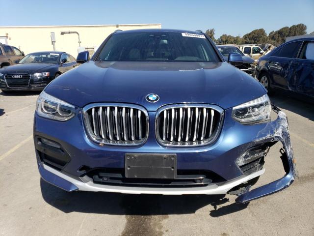 5UXUJ3C50KLG53695 - 2019 BMW X4 XDRIVE30I BLUE photo 5