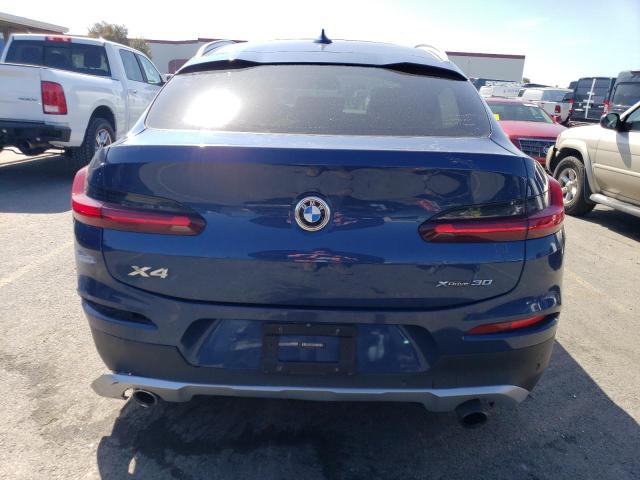 5UXUJ3C50KLG53695 - 2019 BMW X4 XDRIVE30I BLUE photo 6