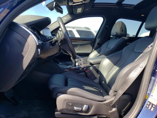 5UXUJ3C50KLG53695 - 2019 BMW X4 XDRIVE30I BLUE photo 7