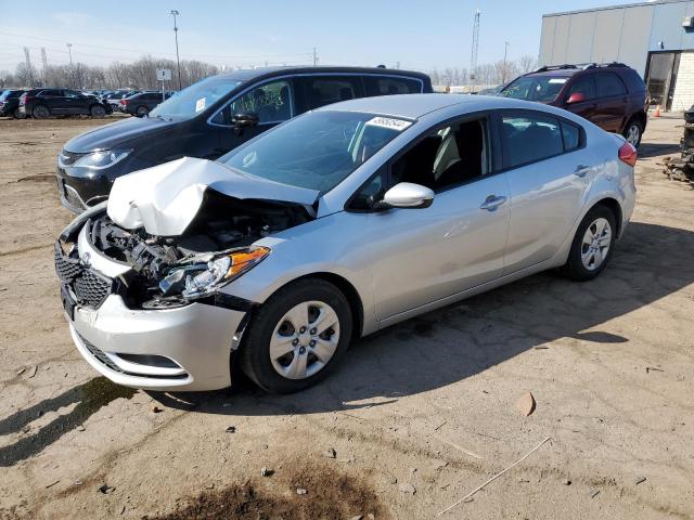 KNAFK4A68E5252746 - 2014 KIA FORTE LX SILVER photo 1