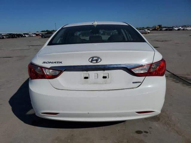 5NPEC4AC3DH594881 - 2013 HYUNDAI SONATA SE WHITE photo 6