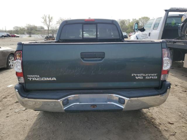 5TETU62NX9Z631915 - 2009 TOYOTA TACOMA PRERUNNER ACCESS CAB GREEN photo 6