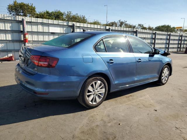 3VWD17AJ2FM414544 - 2015 VOLKSWAGEN JETTA SE BLUE photo 3