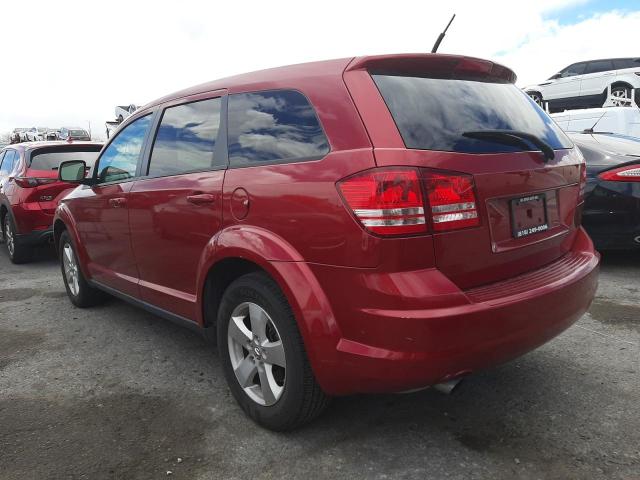 3D4GG57VX9T542623 - 2009 DODGE JOURNEY SXT RED photo 2