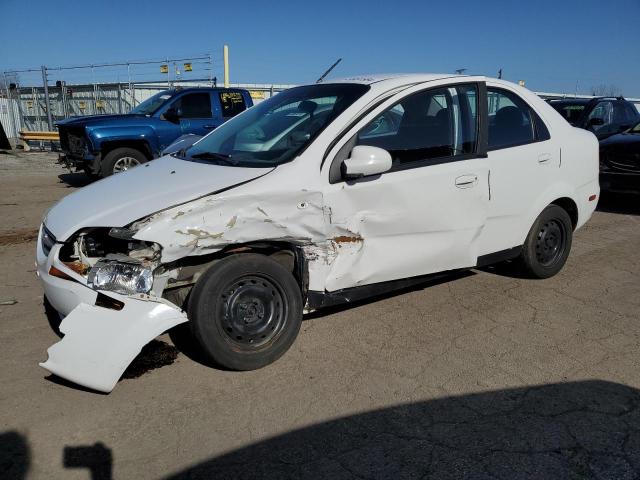 KL1TD56656B522296 - 2006 CHEVROLET AVEO BASE WHITE photo 1