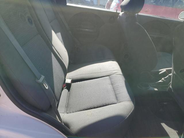 KL1TD56656B522296 - 2006 CHEVROLET AVEO BASE WHITE photo 10