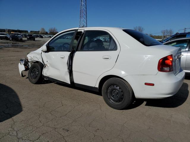 KL1TD56656B522296 - 2006 CHEVROLET AVEO BASE WHITE photo 2