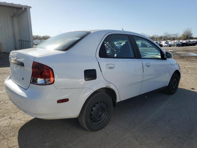 KL1TD56656B522296 - 2006 CHEVROLET AVEO BASE WHITE photo 3