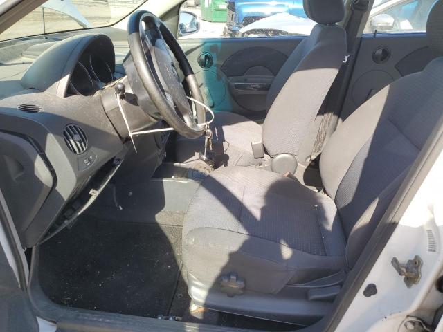 KL1TD56656B522296 - 2006 CHEVROLET AVEO BASE WHITE photo 7