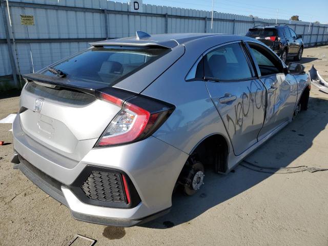 SHHFK7H6XKU412077 - 2019 HONDA CIVIC EX SILVER photo 3