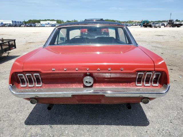 7R01C198412 - 1967 FORD MUSTANG RED photo 6
