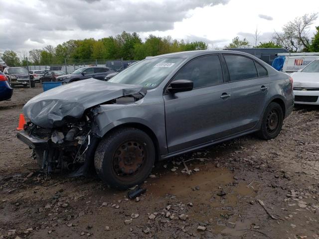 3VW2K7AJ5CM383273 - 2012 VOLKSWAGEN JETTA BASE 灰色 照片 1