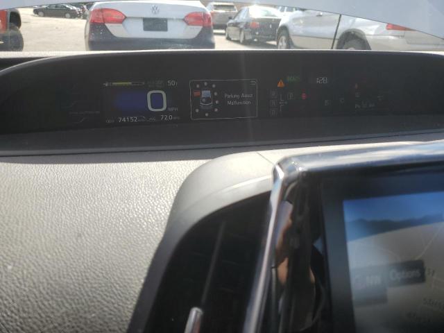 JTDKARFP4H3004187 - 2017 TOYOTA PRIUS PRIM ვერცხლისფერი ფოტო 9