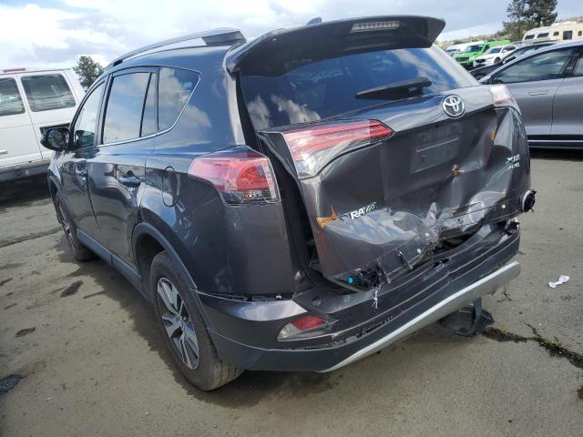 2T3RFREV5GW470383 - 2016 TOYOTA RAV4 XLE GRAY photo 2