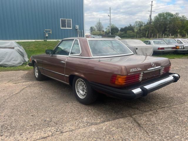 10704412044966 - 1978 MERCEDES-BENZ 450SL CONV BROWN photo 3