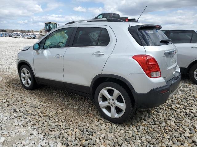 KL7CJNSB5FB159029 - 2015 CHEVROLET TRAX LTZ SILVER photo 2