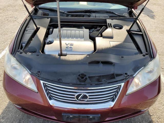 JTHBJ46G982190512 - 2008 LEXUS ES 350 BURGUNDY photo 11