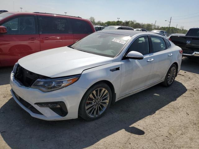 5XXGV4L23KG351877 - 2019 KIA OPTIMA SXL WHITE photo 1