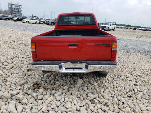 4TAWN72N3YZ592462 - 2000 TOYOTA TACOMA XTRACAB RED photo 6