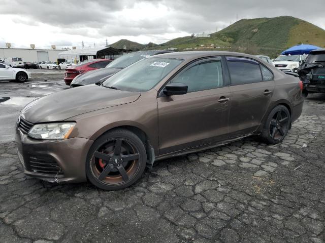 3VW2K7AJ4CM365590 - 2012 VOLKSWAGEN JETTA BASE BROWN photo 1