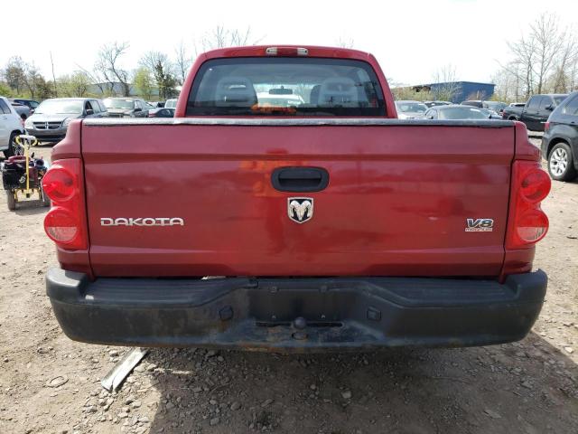 1D7HW28N67S108723 - 2007 DODGE DAKOTA QUAD RED photo 6