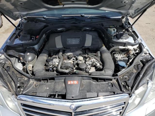 WDDHF7CB5AA207749 - 2010 MERCEDES-BENZ E 550 SILVER photo 11