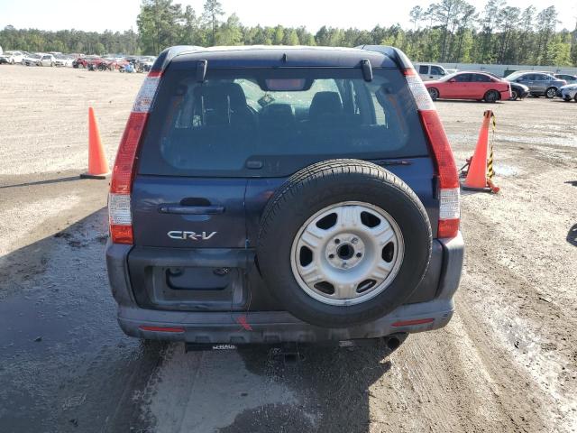 SHSRD685X5U308633 - 2005 HONDA CR-V LX BLUE photo 6